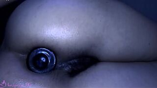 I crave raw brutal anal👌 sex with my oversized plug buried deep inside my tight anus