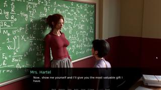Blowjob queen sucks and swallows massive cock🍆, while student gets pounded in classroom ass🍑.