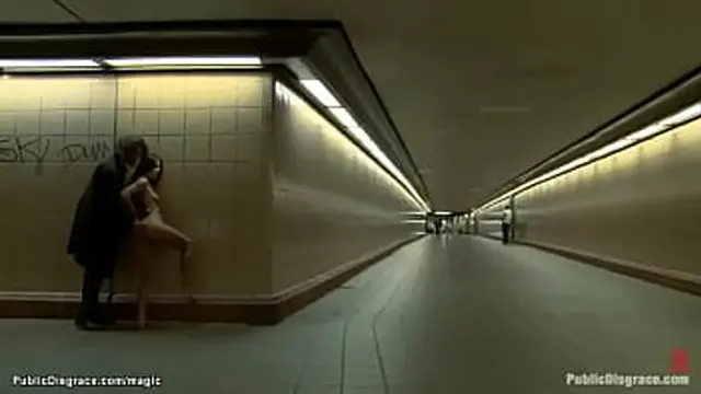 Tiny Romanian girl gets rough anal👌 in public