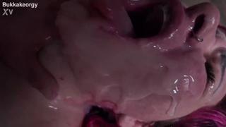 Vicky Golden's Extreme Dual Penetration Bukkake Party