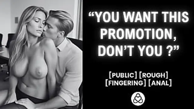 Boss pleases employee in office for promotion ¦ Real amateur couple