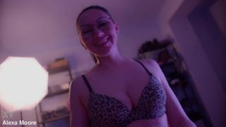 Vapid vixen violates hubby's holes with gargantuan dildos and reaps creamy dividends