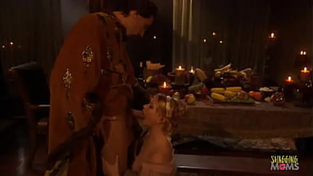 Blonde dreams of medieval anal👌 with a large cock🍆