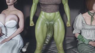 Juicy futagasm: 3D titanic penetration in ass🍑-kissing, steamy futamania - Quick yet sexy