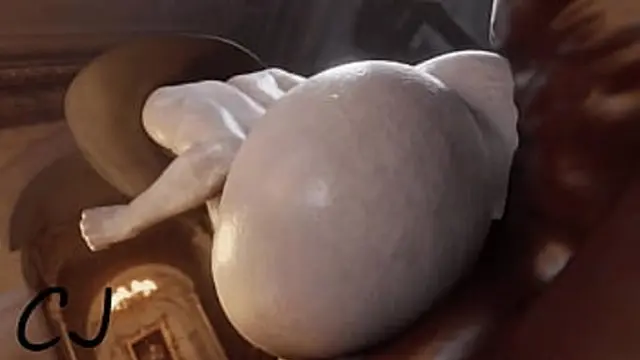 Alcina Dimitrescu from Resident Evil gets fucked by a Black man