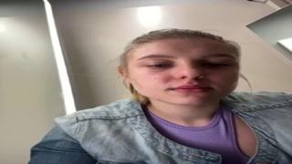 Fucking raw dog style in the public bathroom stall