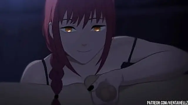 Makima enjoys Denji′s anal👌 pleasure