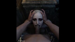 Miranda's Gazing Gaze Fuels Hardcore Cunnilingus