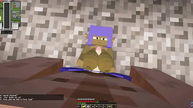 Minecraft |Jenny Mod| Caught a goblin let's fuck her