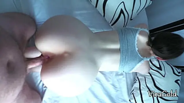 Teen girlfriend Anal👌 Play and Cum on Her Ass🍑 VG415