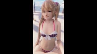 Marie Rose gets wrecked by giant dick🌭 on sun-kissed sandy beach