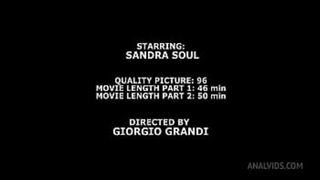 Sandra Soul takes on four dudes for a brutal, creampie-filled conquest