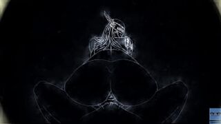 Blazing Orgy: Scarlet Sluts Rode By Brute Horses on Ebony Bumps