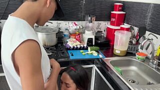 New stepdad fucks me hard from behind