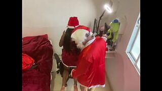On Christmas Eve, she took it along with the girl
