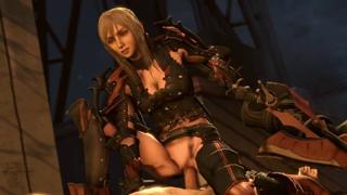 SFM Aranea Highwind getting serviced on her web