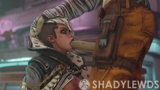 Go ahead and suck😜 Moxxi's creamy cock🍆, Tyreen-style