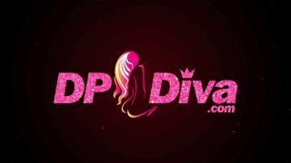 Vivianne's massive titties get slammed by dual cocks, insane DP action unfolds