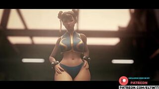 Stunning Chun Li Rides Hard After Training - Extreme Street Fighter Anal👌 Hentai 4K 60FPS