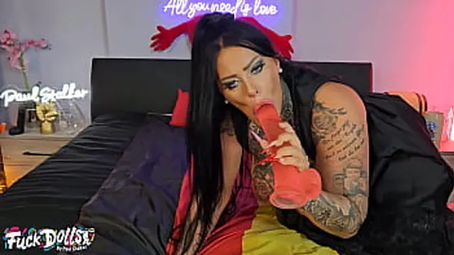 Busty Inked Ashley Cumstar SPEW Piss & Milk Cocktail, Ass Fisted, Piss drinking, ROUGHLY Fucked, Vaginal Creampie