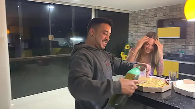 Girl in panties gets fucked by delivery guy post-delivery FULL XXX