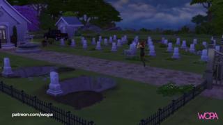 She gets tomb-tied for one last screw with her beau