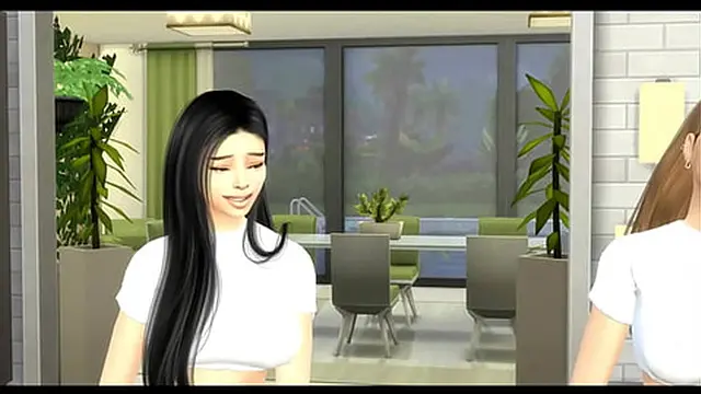 Sophie and Aishah′s Hot Group Fun