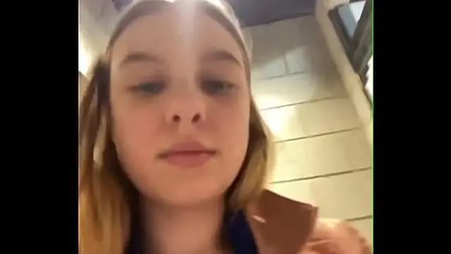 Public Masturbation by a Naked Girl