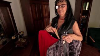 In new sexy lingerie to orgasm