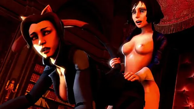 Bastet and Liz intense creampie session