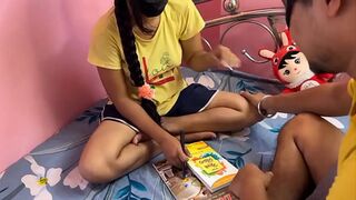 Teenage School Girl First Time Doggy Style Anal Fucked With School Teacher