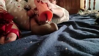 Deep anal👌 play with dildo