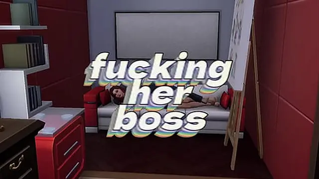 Jennifer pleases her boss in The Sims 4