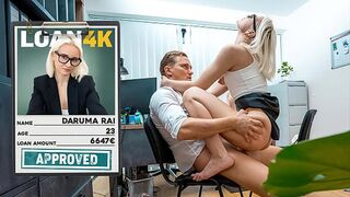 LOAN4K  Blonde whore is having a rough anal fuck for a loan