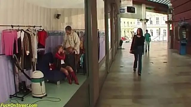 girlfriend′s girlfriend gets pounded pummelled pulled probed poked at public market mayhem