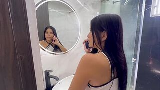 My stepsister begs me to fuck her really hard in exchange for letting her go out partying.