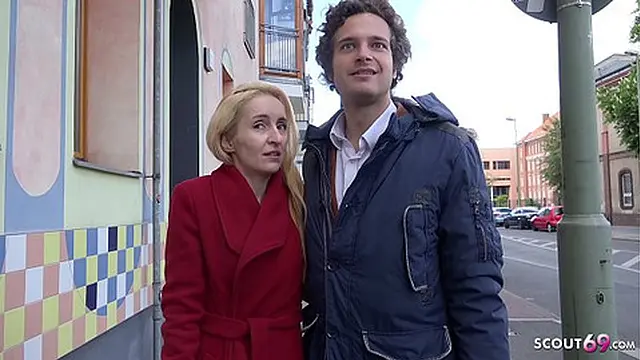 GERMAN SCOUT - ROUGH ANAL FOR SKINNY MILF AT STREET CASTING