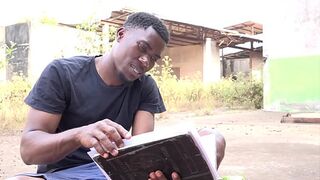 OH MY GOD!!! The big-dicked head boy finally fucks a short classmate with his long cock at the principal's window  Subscribe to my RED please