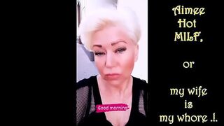 Brutal games with the cunt and throat of my curvy mature whore...))