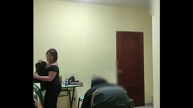 Venezuelan employee fucked