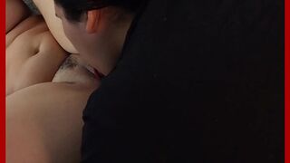 LESBIAN my horny stepsister comes to me and fucks me