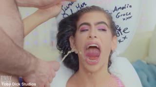 Rough rider ravishes Alica Treat's anal👌 cave, she's a good little cum dumpster