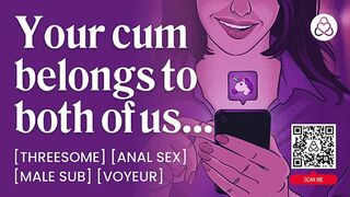 ASMR Audio Porn: Bisexual FFM Threesome in an Open Relationship – Anal Sex, & Oral – Erotic Audio Story
