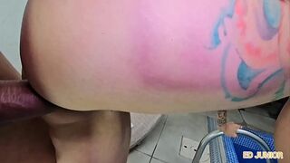 I FUCKED RUSSAH'S ASS WITH OIL (TOTAL ANAL) (COMPLETE IN RED AND SHEER)