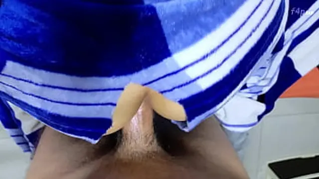 Oops boyfriend &mdash;  my blanket tore—your cock🍆 in my ass🍑 &mdash;  tight and hot  Close-up anal👌 action with a big Latina 