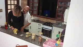 Anal sex with hotwife unfaithful wife in the bar pantry