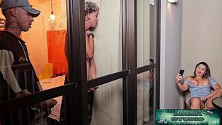 Mama Studio presents: Stepmother catches her two young cousins masturbating. She doesn't let it go unpunished —  she goes after them and has great sex with both of them - Free