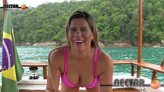 Big Bambu Fucks The Ass Of Famous Brazilian Actress Katharine Madrid On A Pool Table!