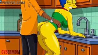 Married Housewife Fucked Anal In The Kitchen  Cartoon Cuckold 