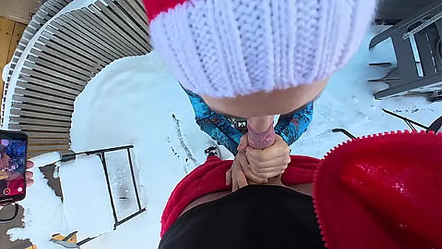 I have been a bad girl and Santa gives me the same gift every year ANAL destroying , deep throat creampie 8 inch big dick